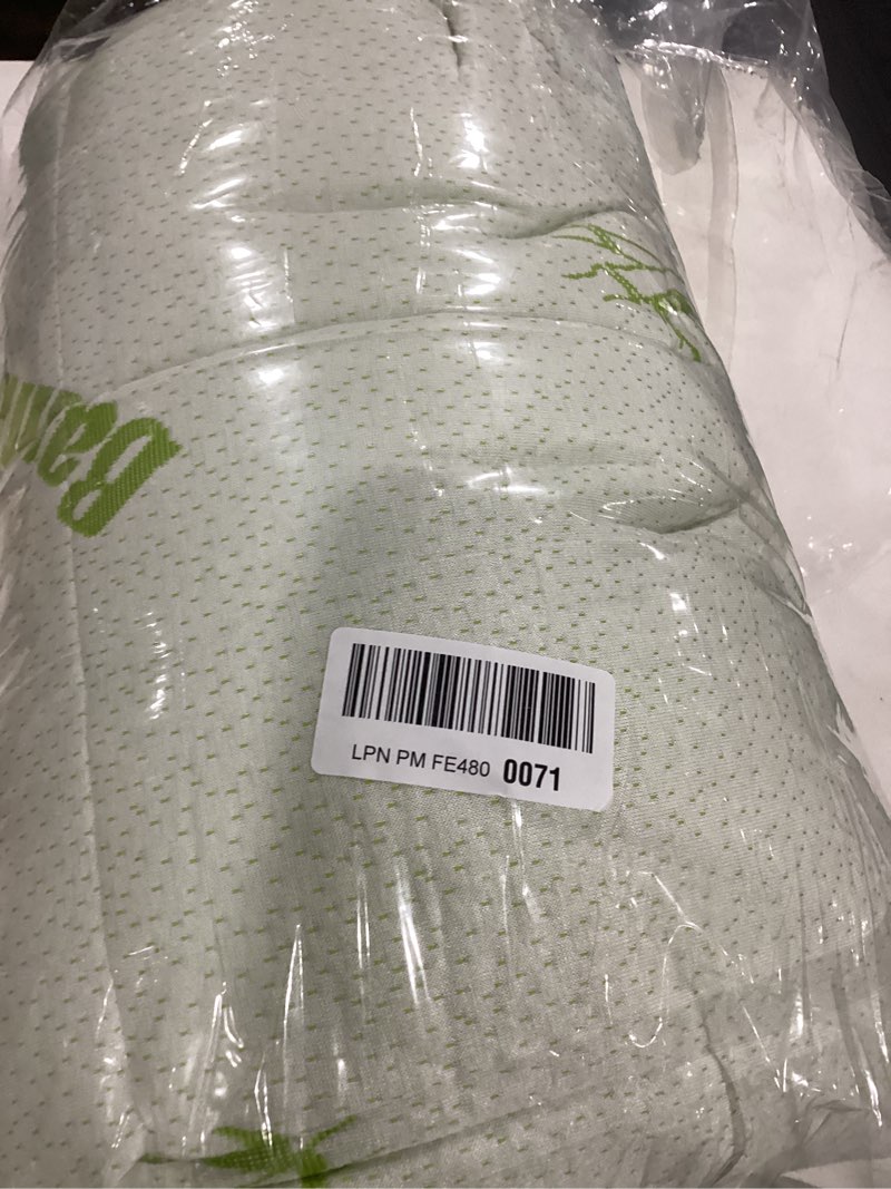 Condition photo showing As Is for (SIMILAR TO STOCK PHOTO)Ultra Soft Queen Size Mattress Topper - Viscose Made from Bamboo Pillow Top Mattress Pad for Back Pain Relief - Naturally Cooling for Hot Sleepers, Green Green Queen