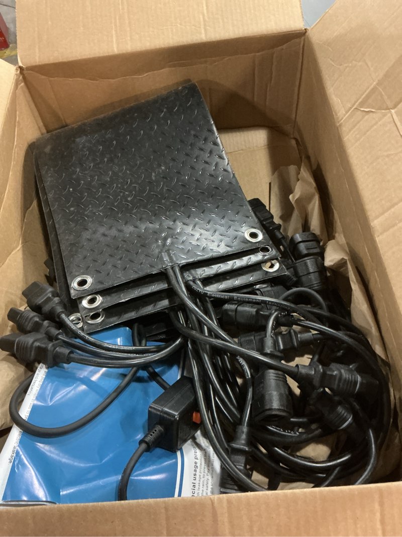 Condition photo showing Good Condition for Riakrum 8 Pcs Heated Snow Melting Mats Outdoor, 10 x 30 in Winter Anti-Slip Heated Rubber Mat for Walkways Decks and Sidewalks, Electric Snow and Ice Melting Pads Connection with 9.84 ft Power Cord 8 10 x 30 Inch