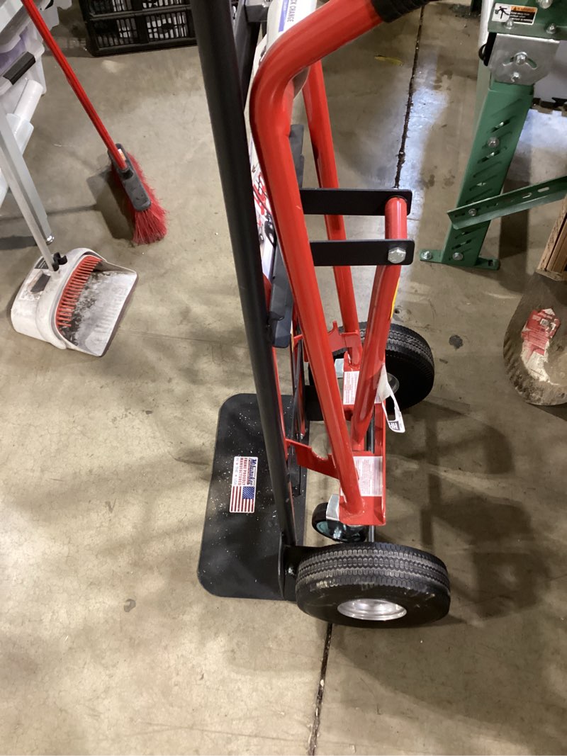 Condition photo showing Good Condition for milwaukee 1000-lb capacity 4 -wheel multiple colors/finishes steel 4 in 1 convertible hand truck