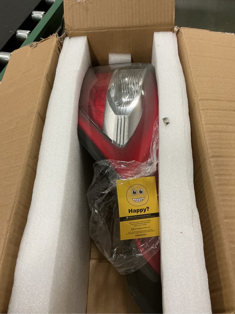 Condition photo showing As Is for Dasbecan Right Passenger Side Tail Light Assembly with Bulb Compatible with Ford Escape Kuga 2017 2018 2019 Brake Rear Lamp