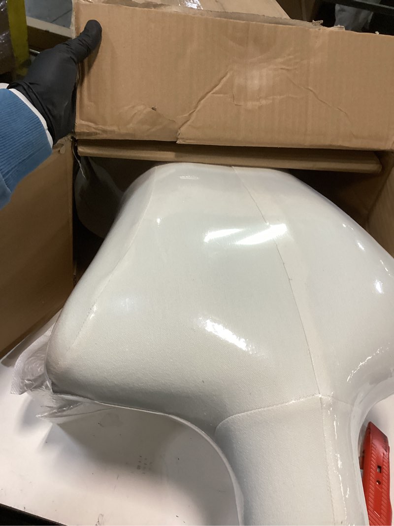 Condition photo showing Good Condition for Female Mannequin Torso Dress Form Manikin with Metal Bracket and Rectangular Base, 40.55-73.23 Inch Mannequin Body Height Adjustable for Sewing Dressmakers Clothes Jewelry Display, Black