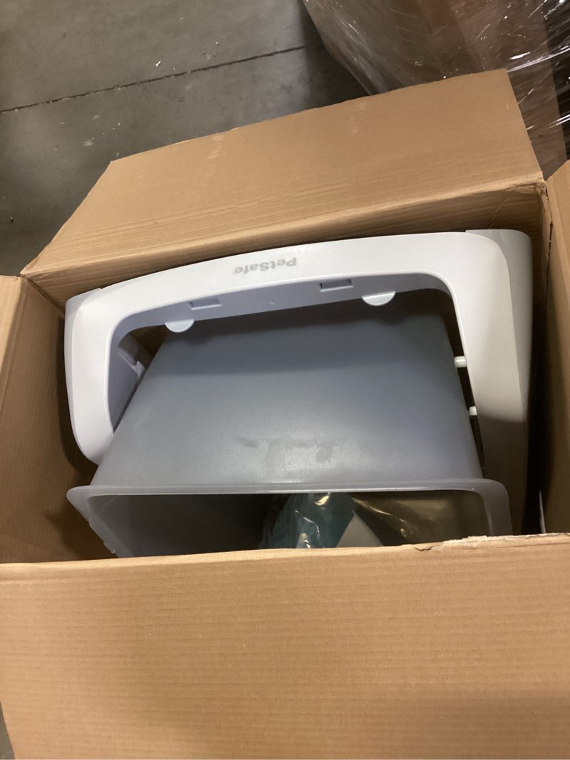 Condition photo showing Good Condition for PetSafe Legacy ScoopFree Crystal Pro Self-Cleaning Automatic Cat Litter Box - Front-Entry Motion-Sensing Cat Box with Integrated Health Counter - Includes 1 Disposable Crystal Litter Tray Crystal Pro Legacy Litter Box