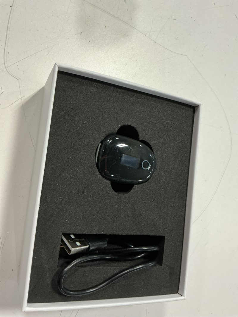 Condition photo showing Good Condition for pulse oximeter o2 ring oxygen monitor blood oxygen saturation continuous recording of spo2&pr rechargeable pulse ox continuous pulse oximeter with bundle app provides report
