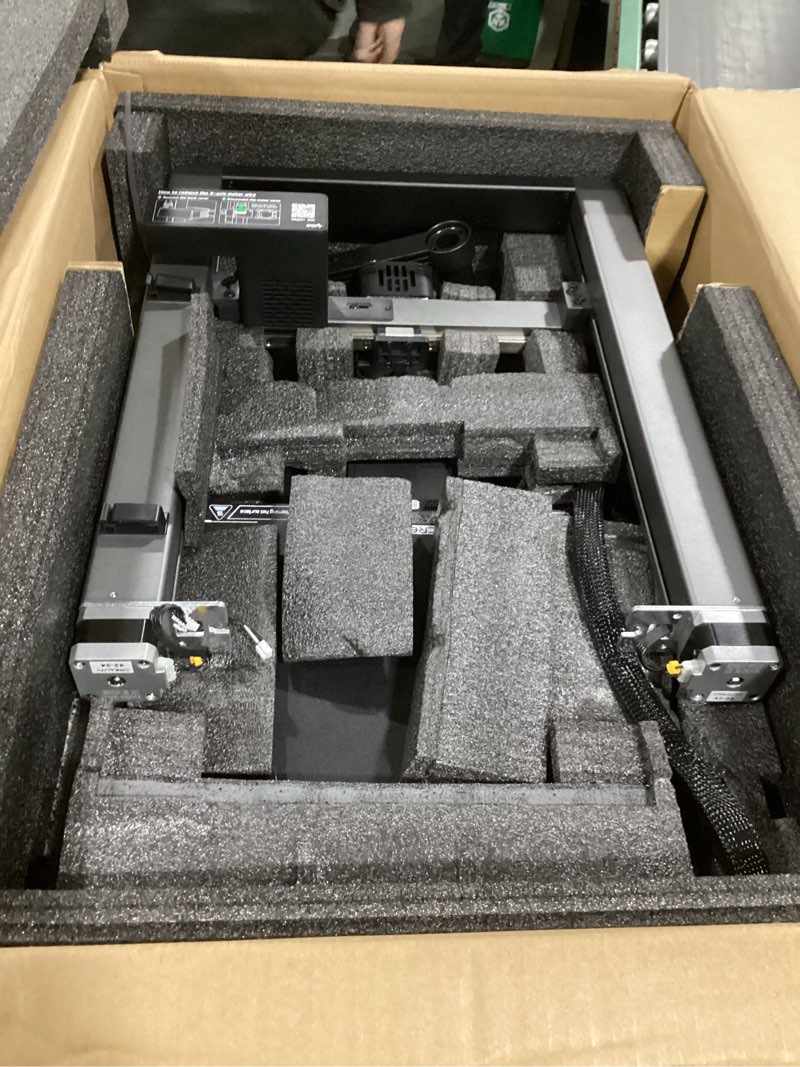 Condition photo showing As Is for Creality Hi Combo (A) 3D Printer, Multi Color 3D Printer with CFS, 500mm/s High Speed Auto-Leveling Automatic Filament Reading Clog-Free Extruder 95% Pre-Assemble All-Metal Body 10.24×10.24×11.81inch