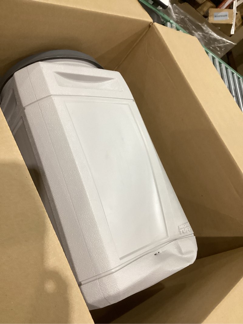 Condition photo showing As Is for Mighty Tuff Airtight Dog Food Storage Container – 13 Gal, up to 54 lb Capacity – Cat and Dog Food Container with Twist Lid & Handles – BPA-Free, Made in USA 13 Gal/ 54 lbs