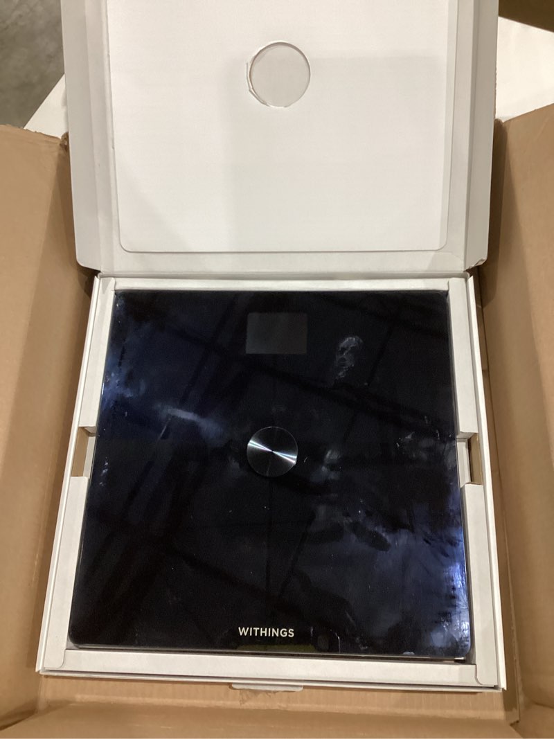 Condition photo showing Good Condition for withings body smart - accurate scale for body weight and fat percentage, body composition wi-fi and bluetooth weight scale, baby weight scale, smart scale apple health compatible, bathroom scale