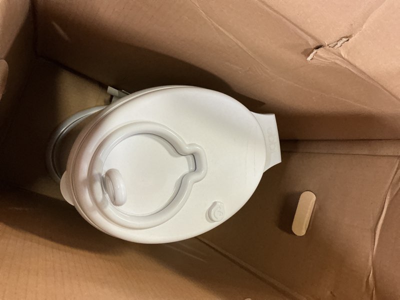 Condition photo showing Good Condition for ubbi steel diaper pail, odor locking, no special bag required, award-winning, registry must-have, white