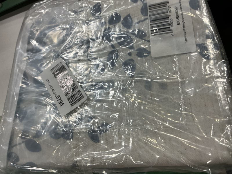 Condition photo showing New/Like New for Loft Living Leszno Light Filtering Grommet Curtain Panel 50 x 95 in Blue