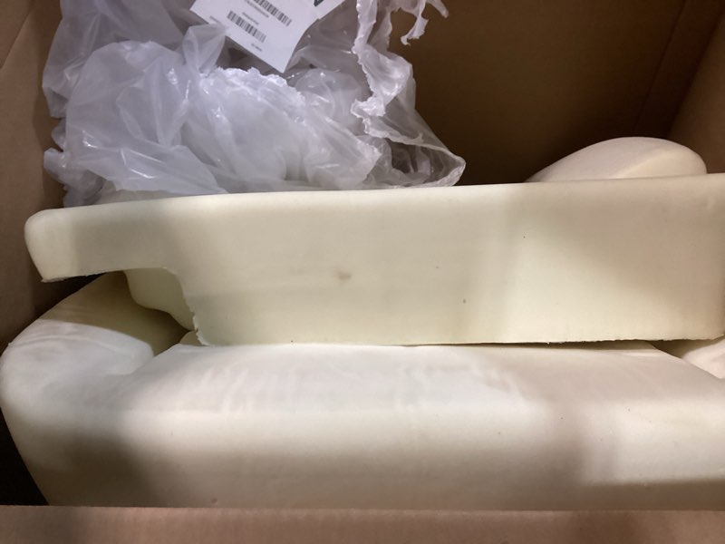Condition photo showing As Is for similar dorman 926-860 front driver side seat bottom cushion compatible with select dodge/ram models, white