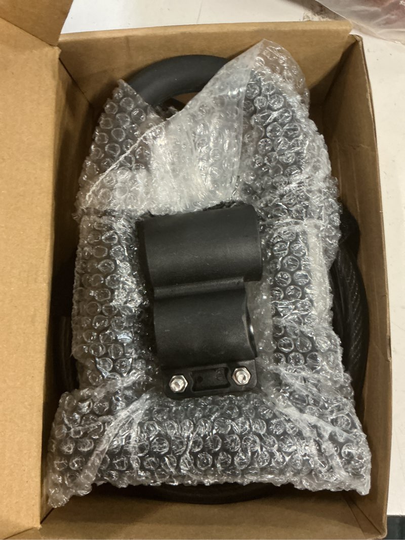 Condition photo showing Good Condition for sportneer bike lock: heavy duty anti theft bike u lock with 5ft security steel cable - 17mm shackle bicycle u-locks with 2 keys & mounting bracket for road mountain bike, size 7.76''x5.02'', 1.64lb bike u lock with cable black