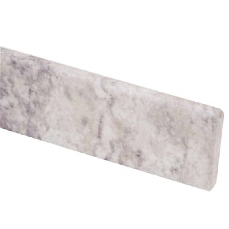 style selections stone effects 3.5-in h x 22-in l solstice cultured marble bathroom side splash