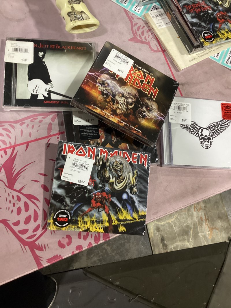 assorted music cd’s