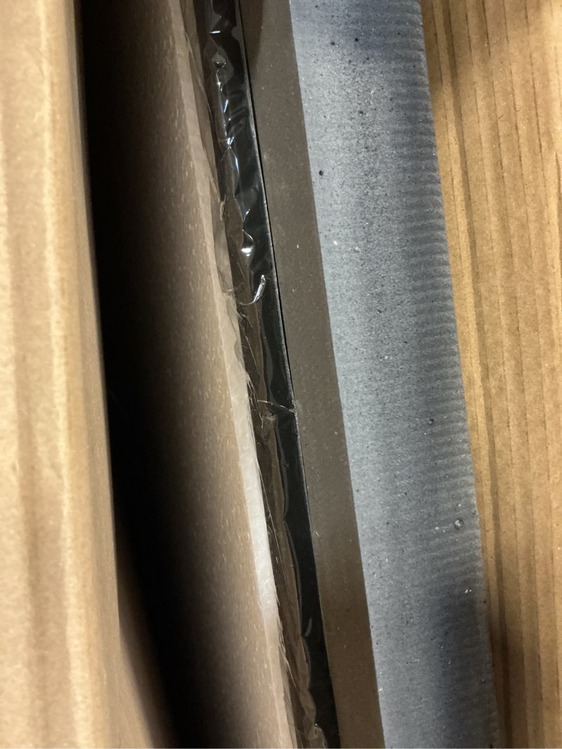 Condition photo showing Good Condition for Koonmi Black Framed Bathroom Mirror - Shatterproof 30"x36" Tempered Glass, HD No Distortion, Horizontal/Vertical Mount, Modern Matte Aluminum Alloy Frame Square-edged 36"L x 30"W