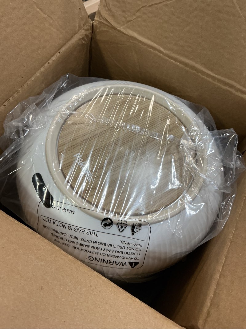 Condition photo showing Good Condition for Pukomc Smart Sensor Wastebasket, Convenient and Hygienic Easy to Use, Technology Sensor Waterproof Wastebasket Plastic Trash can for Kitchen, Bathroom, Bedroom, Living Room, Office and Outdoor 1 Pack white