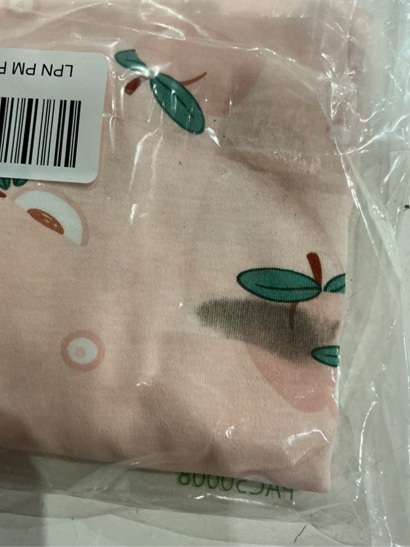 Condition photo showing As Is for girl's stripes nightgowns cotton sleep shirts sleepwear princess nightdress peach 2-3t
