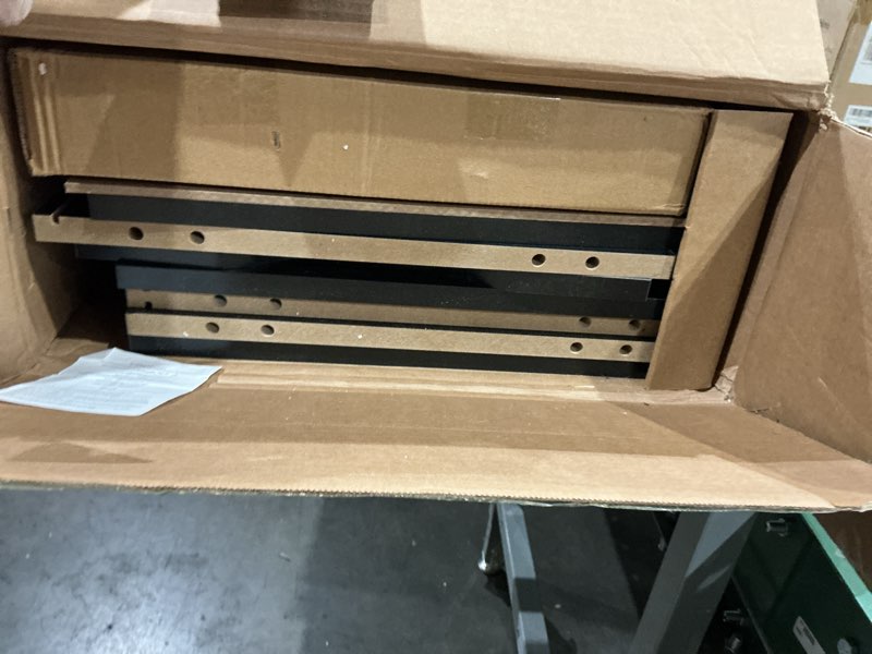 Condition photo showing Good Condition for panana 5-drawer chest with 1 door, wooden chest of drawers storage dresser cabinet with wheels, office organization and storage, bedroom furniture (black-s)