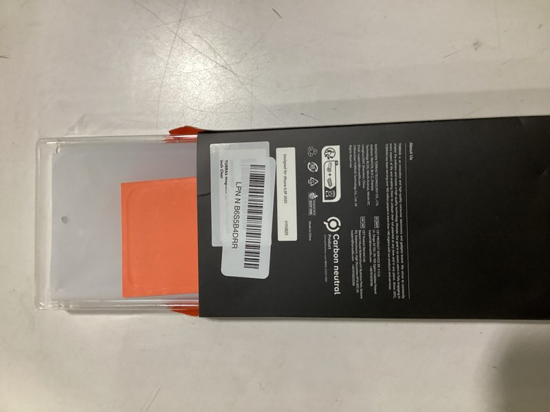 Condition photo showing New/Like New for torras stronger magnetic & anti-yellowing for iphone 17 pro max case clear, fit for magsafe, military grade drop protection, camera control, diy button, slim for iphone 17 pro max case diamond clear clear for iphone 17 pro max