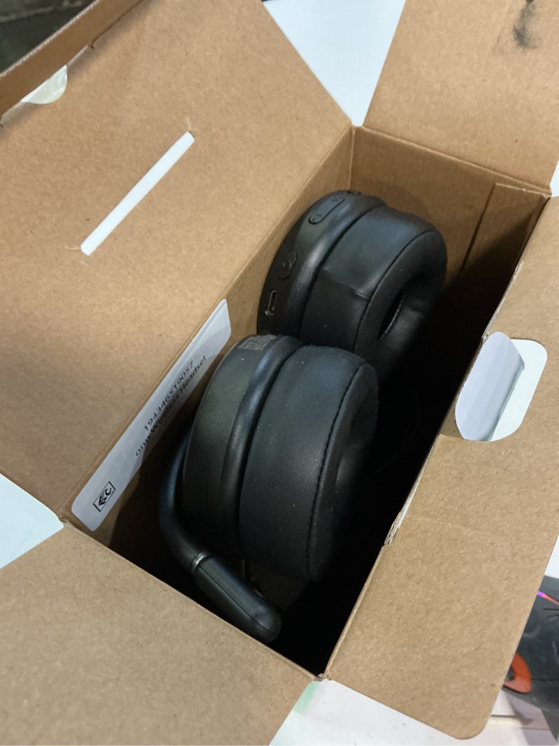 Condition photo showing As Is for onn pc wireless headset, bluetooth/2.4ghz, black
