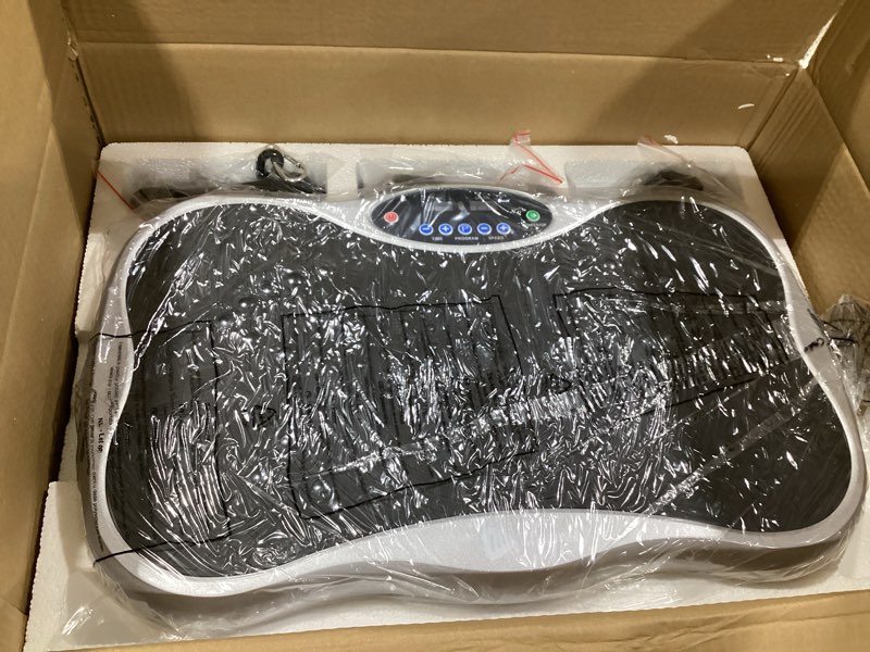 Condition photo showing Good Condition for lifepro vibration plate exercise machine with waist-level handlebar & magnetic acupoints - powerful arm fitness & recovery vibration platform & whole body vibration machine for beginners (dark gray)