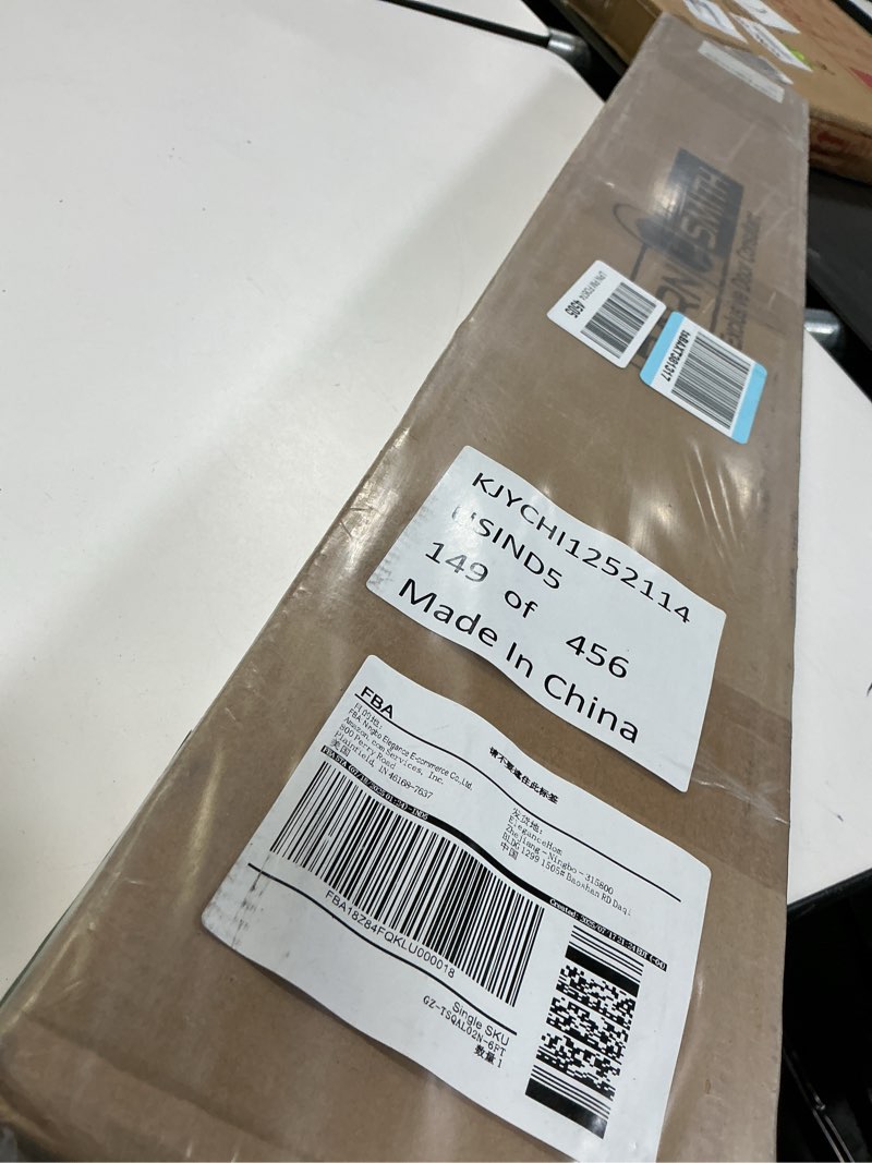 Condition photo showing Good Condition for BarnBase 6FT Sliding Barn Door Hardware, Low Clearance Aluminium Alloy Box Rail Hardware for Wooden 