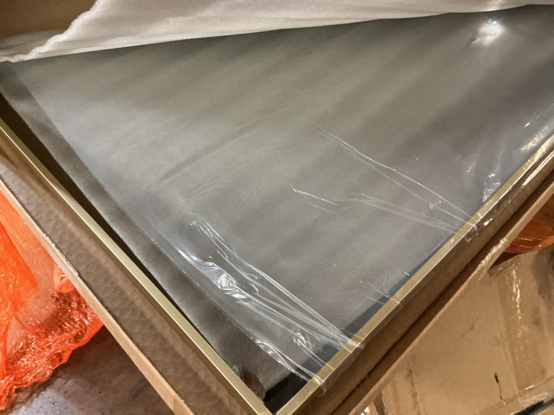 Condition photo showing Good Condition for koonmi 78"x35" floor mirror full length, bedroom floor body mirror with stand, large gold mirror, leaning, standing or hanging horizontally/vertically gold 78"l x 35"w
