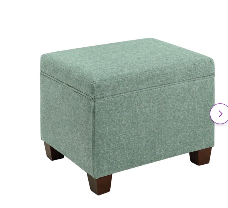 upholstered rectangle storage ottoman