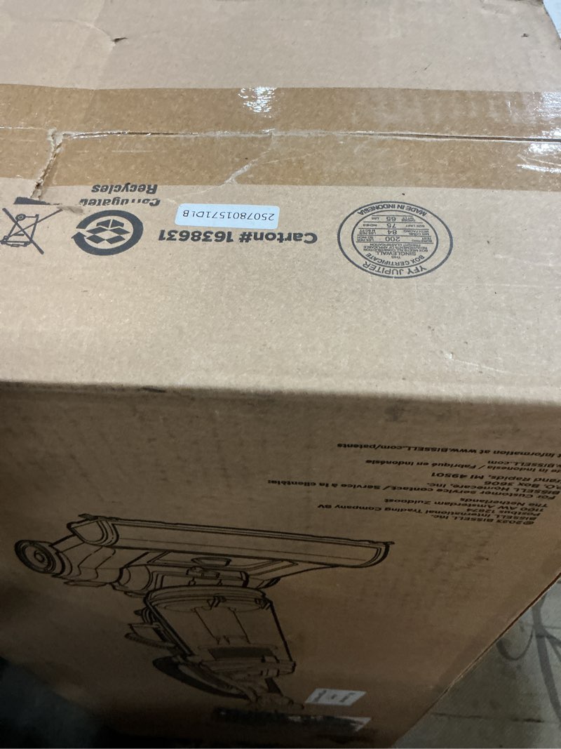 Condition photo showing As Is for Bissell 2252 CleanView Swivel Upright Bagless Vacuum with Swivel Steering, Powerful Pet Hair Pick Up, Specialized Pet Tools, Large Capacity Dirt Tank, Easy Empty Green