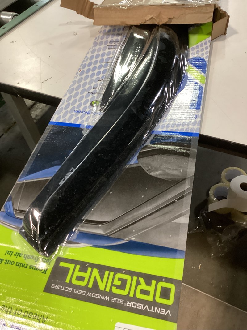 Condition photo showing New/Like New for Auto Ventshade [AVS] Outside Mount Rain Guards For 2019 - 2025 Ram 1500, QUAD CAB ONLY | Window Vent Visors, 4 pcs. - Smoke | 94813 Outside Mount - Smoke