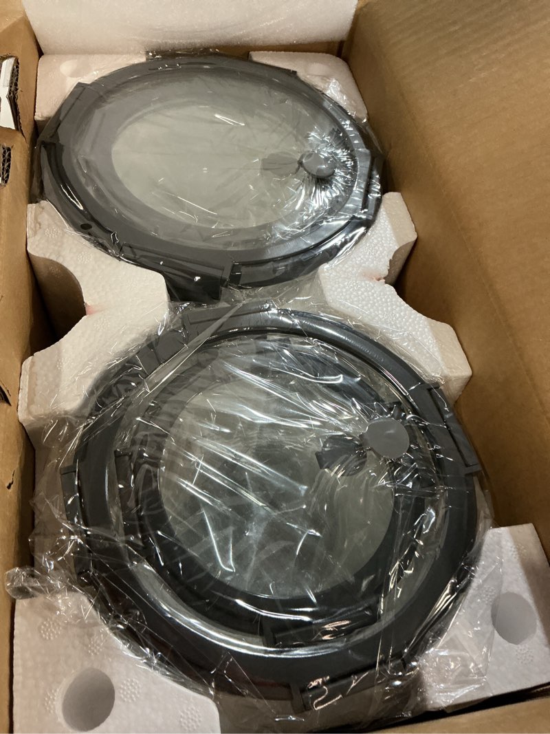 Condition photo showing New/Like New for 12-pack glass containers with tempered lids – borosilicate, oven-safe(-4°f~950°f), airtight, bpa-free, multi-size for meal prep, dishwasher safe (gray)