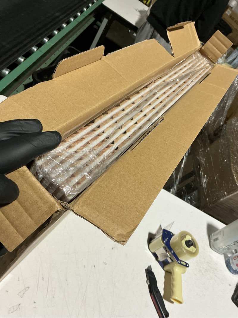 Condition photo showing New/Like New for Acoustical Wall Panels, 6-Piece 23.62 X 23.62 Inches Art Acoustic Panels, Decorative Acoustic Panels, Acoustic Wall Panels, Sound Absorbing Wall Art, Timber Spiral 72 X 48 Inches Timber Spiral