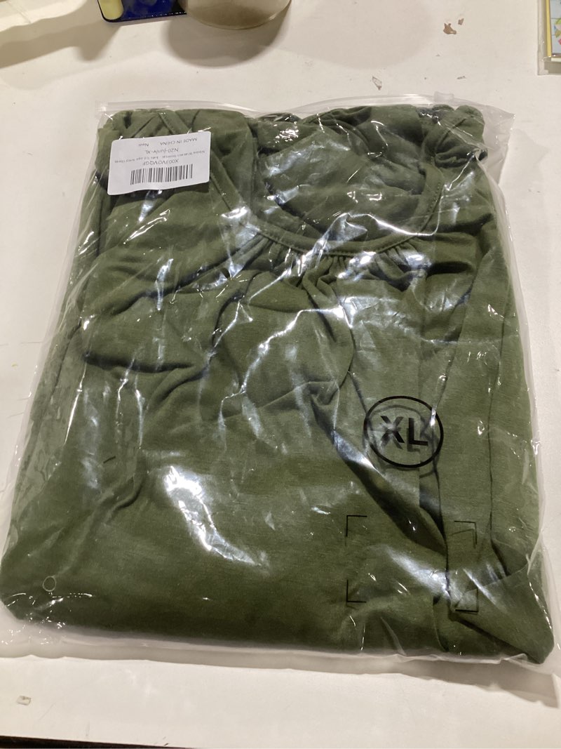 Nfsion Women's Summer Casual Sleeveless Dress Loose Spaghetti Strap Beach Dresses with Pockets X-Lar