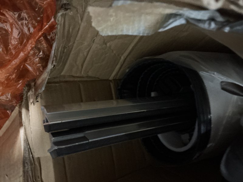 Condition photo showing As Is for possibly used soft roll up tonneau cover truck bed cover compatible with 2015 2016 2017 2018 2019 2020 2021 2022 2023 2024 2025 ford f-150 f150 tonneau cover 6.5 ft bed, waterproof pvc top alloy steel structure (2015-2025) 6.5ft soft roll up
