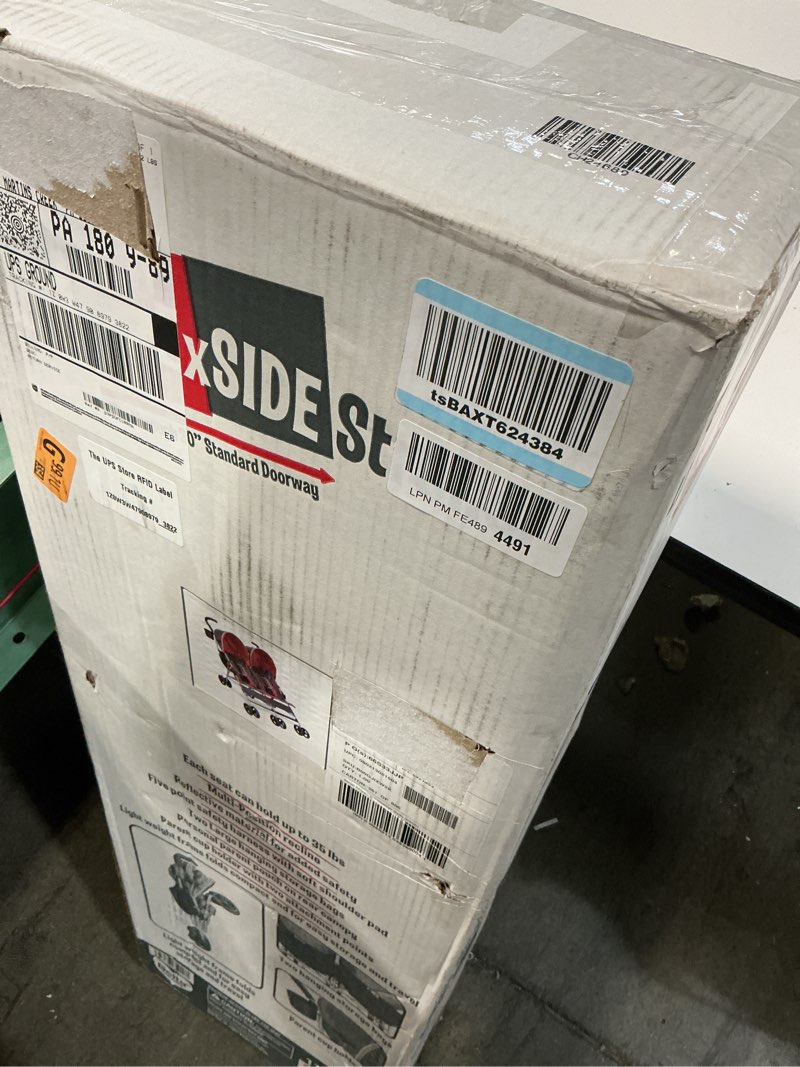 Condition photo showing Good Condition for Delta Children LX Side by Side Stroller - with Recline, Storage & Compact Fold, Grey