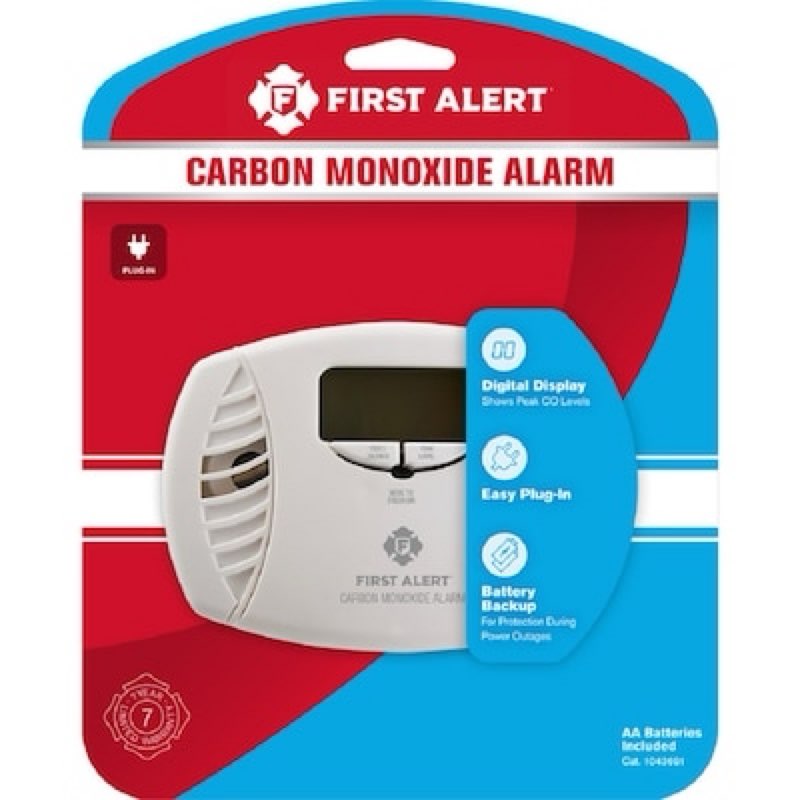 first alert plug-in carbon monoxide detector
