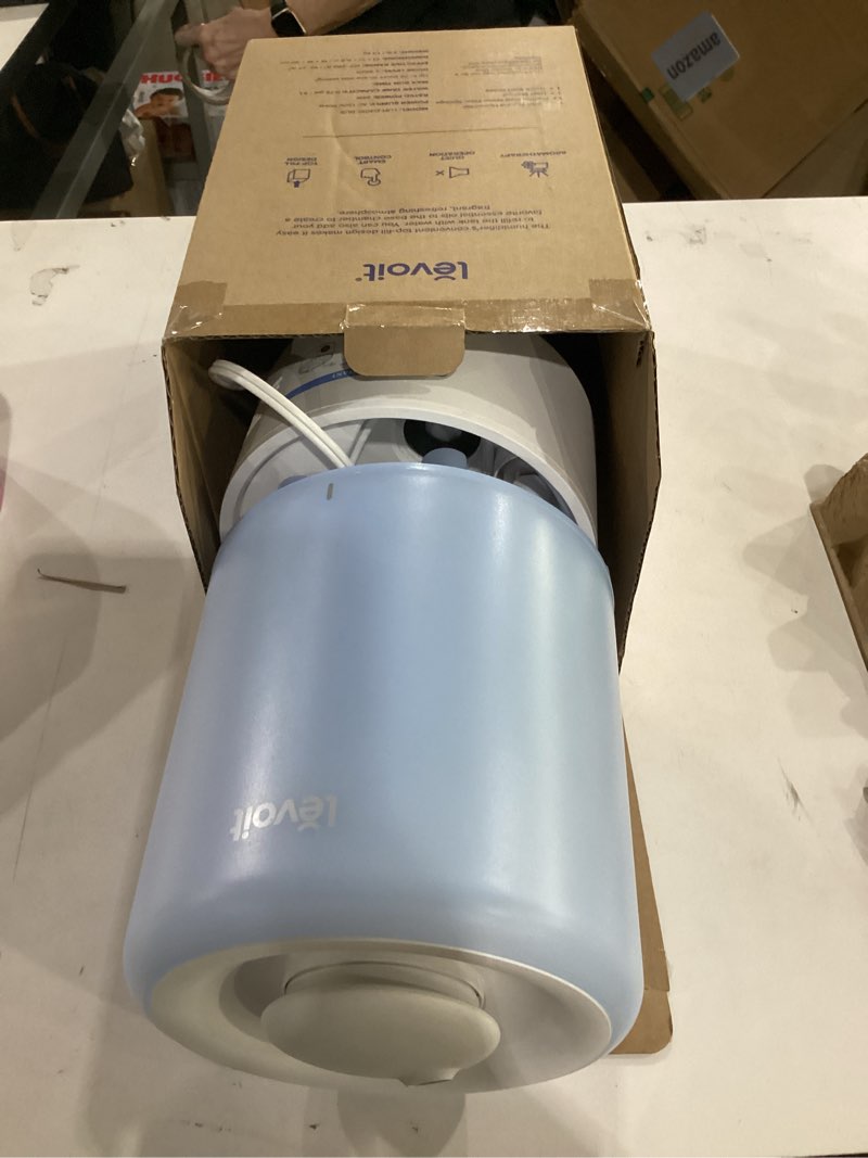 Condition photo showing Good Condition for not tested**** levoit dual 200s smart humidifiers for bedroom, top fill, customize humidity for home, baby nursery & plants with humidistat, essential oil diffuser, schedule, timer, app & voice control, 3l, blue