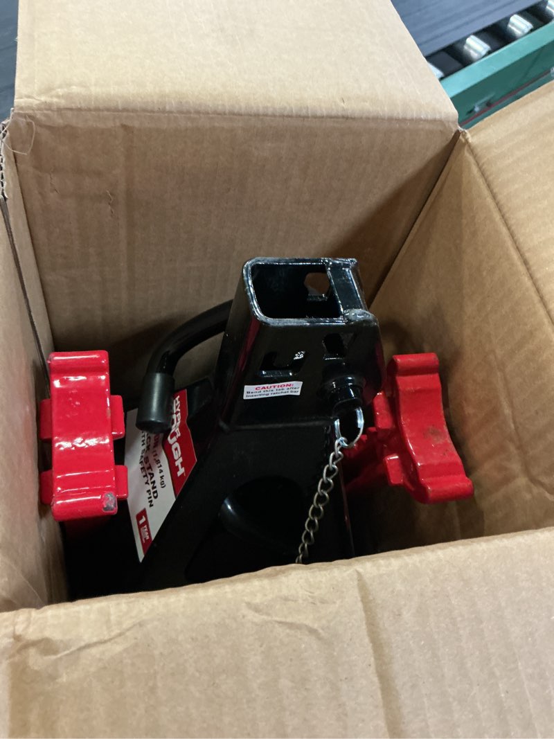 Condition photo showing As Is for 1 pcs hyper tough 2-ton automotive jack stands