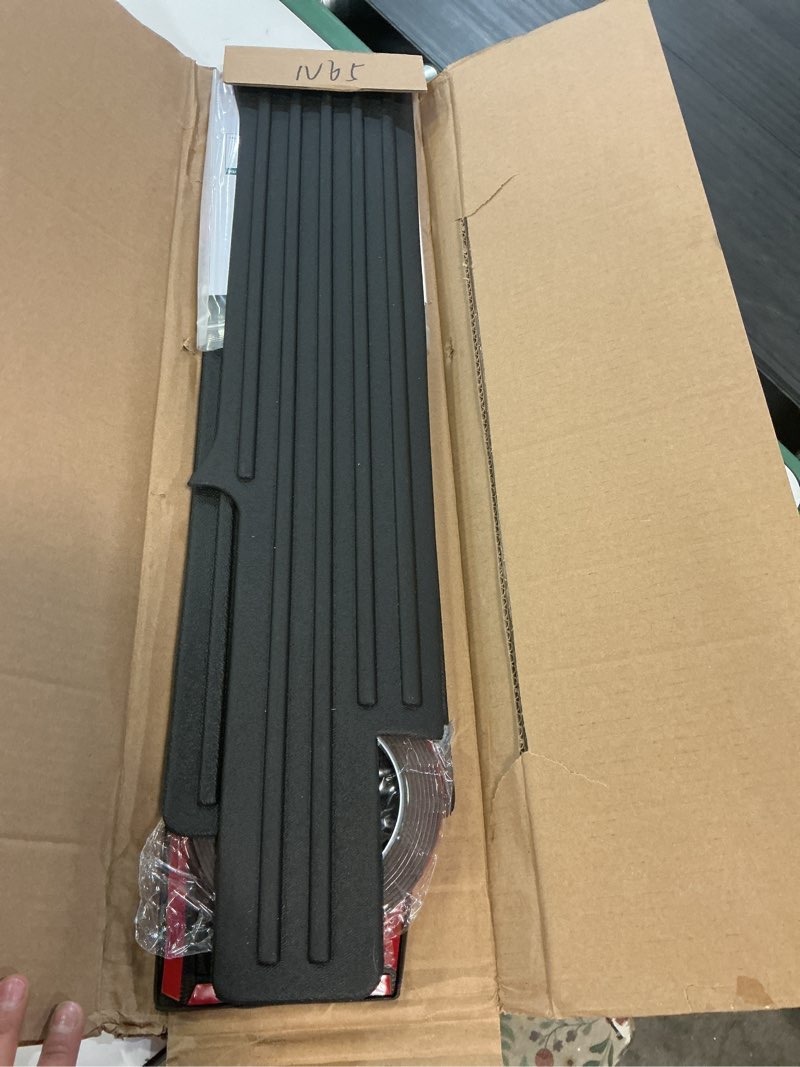 Condition photo showing New/Like New for interior door sill protector compatible with 2019-2026 chevy silverado gmc sierra 1500 crew cab car threshold protector door entry guard replacement for 2019-2026 chevy silverado accessories compatible with 19-26 silverado sierra 1500(int)