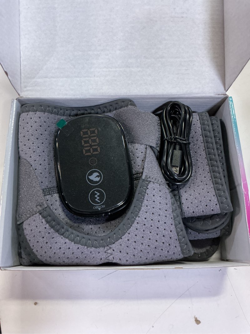 Condition photo showing Good Condition for cordless shoulder heating pad with massage, heated shoulder wrap for pain relief, heated shoulder brace massager for frozen shoulder deep tissue grey
