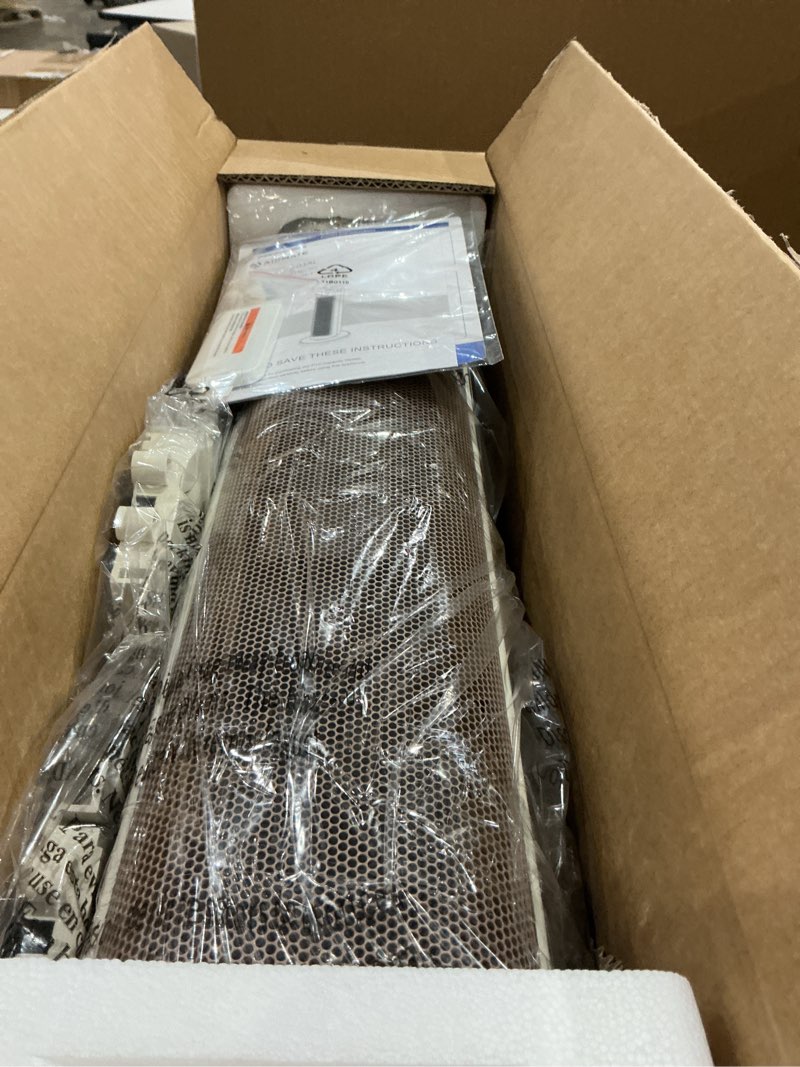 Condition photo showing New/Like New for 25" space heaters for indoor use large room, electric heaters for indoor use with thermostat, oscillating room heaters with timer, remote control, overheat protection tower heater for bedroom (beige)