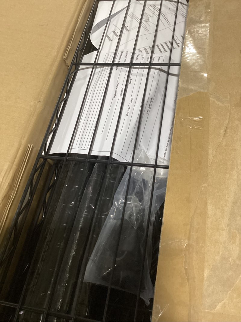 Condition photo showing Good Condition for bestoffice 14"x30"x60" commercial storage shelves heavy duty shelving 5 tier layer wire shelving unit with wheels metal wire shelf standing garage shelves storage rack,adjustable nsf certified(black) 14l x 30w x 60h black