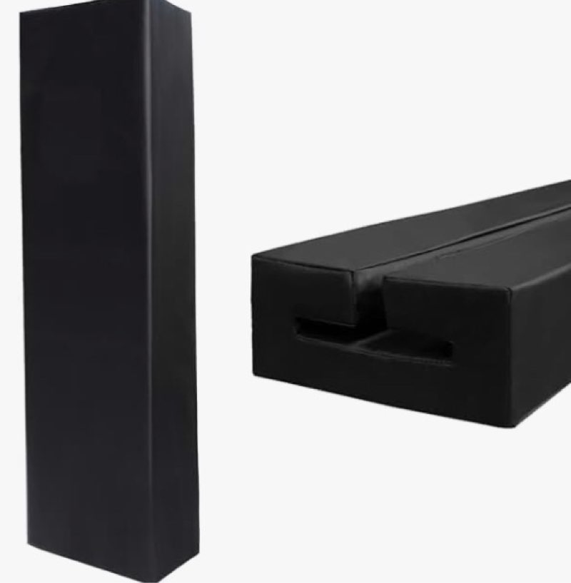 VANCL Heavy Duty I-Beam Flange Pad - 3FT Tall, 2\\\" Thick High-Density Sponge Padding with Durable Mes