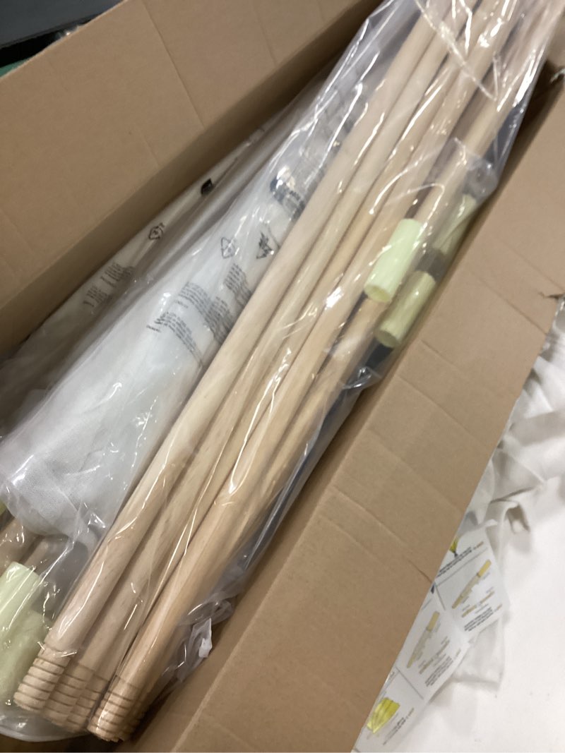 Condition photo showing Good Condition for ((Similar))4 Pack Teepee Tent for Kids [Thickened] with Light String and Inflatable Airbed, Slumber Party Tents, Sleepover Tents Party for Girls Boys Indoor Outdoor (White)