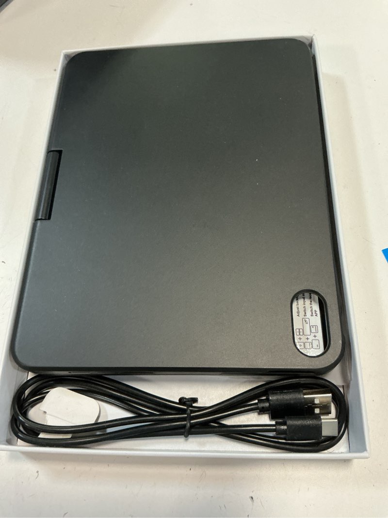 Condition photo showing New/Like New for keyboard case for ipad mini 7 a17 pro(2024) & mini 6 (2021) 8.3", 360° rotate case for ipad mini 7th/6th generation, 7 colors backlit keyboard with trackpad, type-c rechargeable, black for ipad mini 7 & mini 6 black