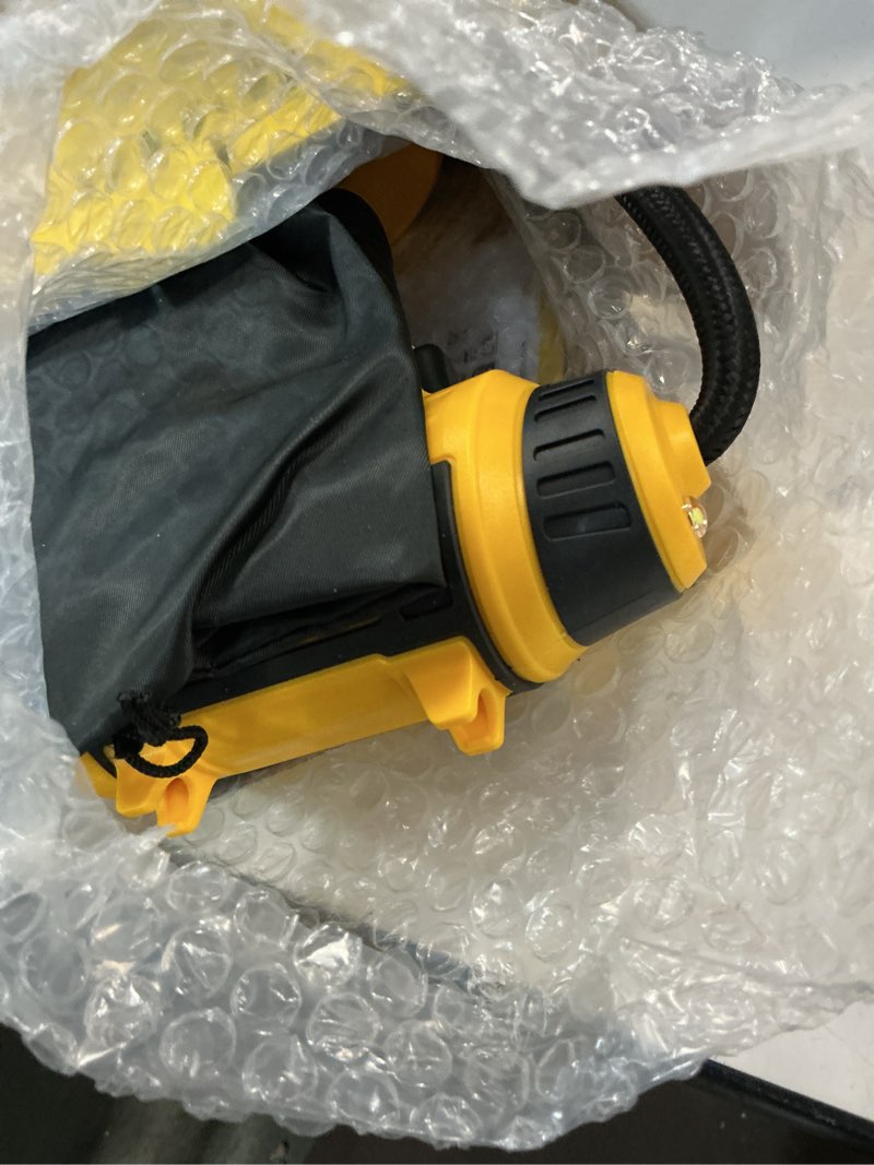 Condition photo showing Good Condition for tire inflator portable air compressor built-in battery - corded/cordless tire inflator - 9600 mah & 12v dc, 2x faster inflation handheld air compressor, 160psi air pump for car, suv, motorcycle, ball