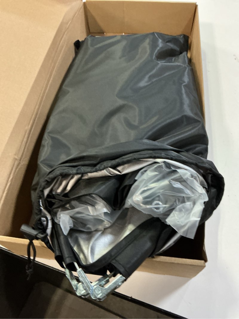 Condition photo showing New/Like New for XL Universal Chair Canopy Umbrella, UPF 50+ Foldable Sun Shade Attachment with Adjustable Clamp, Fits Most Brands’ Beach, Camping, Lawn, Tanning, Zero Gravity, Lounge & Fishing Chairs Black_1Pack XL