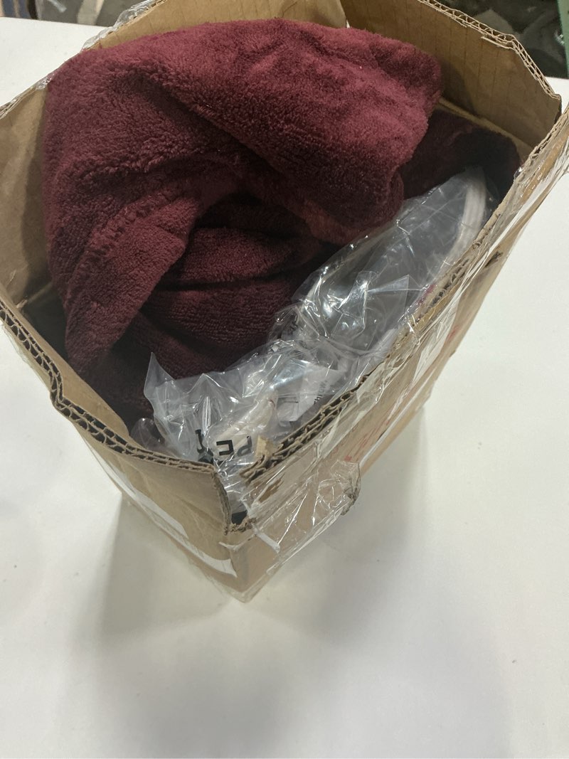 Condition photo showing Good Condition for Sunbeam Electric Throw Royal Luxe Microplush Heated Blanket, 4 Heat Settings, 4-Hour Auto Shut-Off, Fast Heating, Warm and Cozy, Cabernet Red Color, 50" x 60" Cabernet Throw