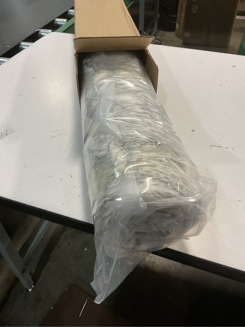 Condition photo showing New/Like New for ihappydog luxury faux fur orthopedic dog bed, memory foam dog bed? for? small, medium, large and xl pets, fluffy pet rug with waterproof ?and ?washable cover (white w/brown tips, 40"x25") white w/ brown tips medium