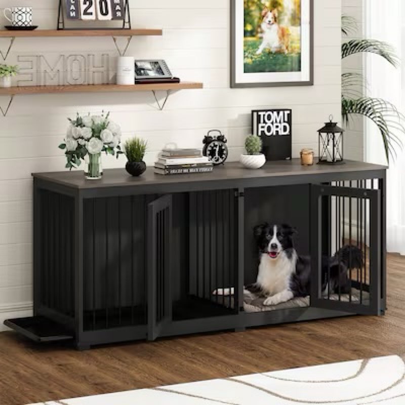 ( incomplete)MIDHAM Composite Indoor Large Dog House
