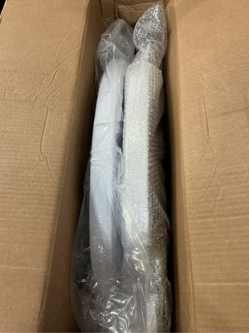 Condition photo showing Good Condition for 32" round folding table, portable bar height folding table with detachable legs, round foldable table with hdpe top for standing parties, balcony, event, indoor outdoor use (white, 2 pack) white 2