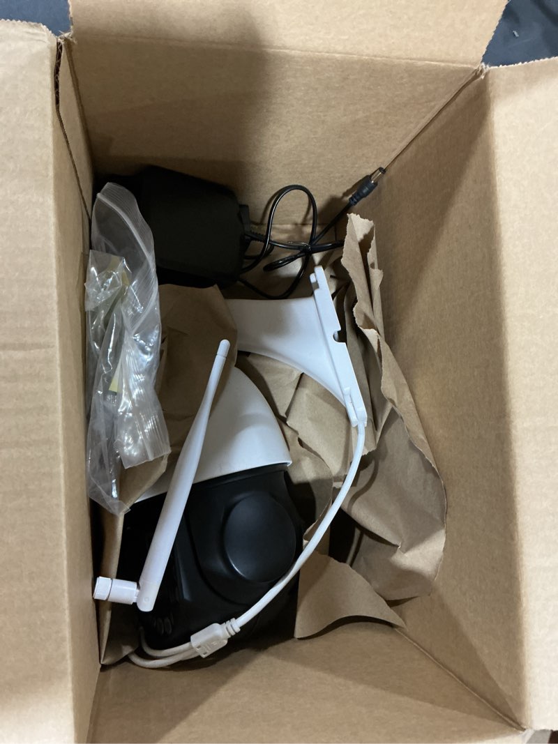 Condition photo showing As Is for 4K PTZ Security Camera Outdoor with 50X Optical Zoom, High-Speed 360° Pan & 90° Tilt, 8MP WiFi Camera with 1200FT IR Night Vision, Auto Tracking, Person/Vehicle/Pet Detection, RTSP